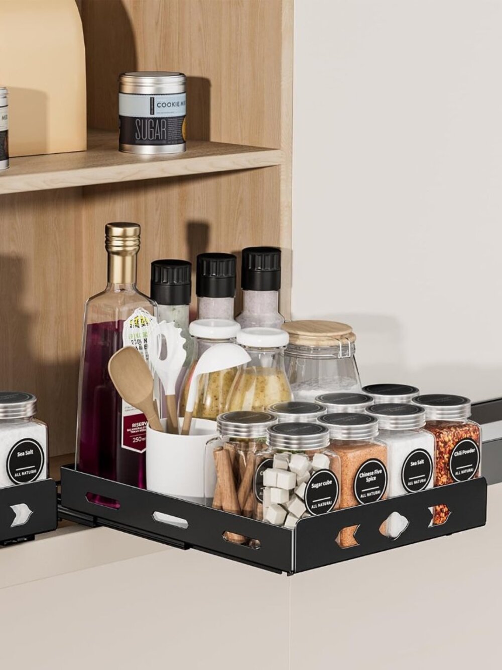 Pull Out Spice Rack